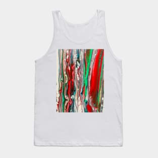 Colorful acrylic fluid Tank Top